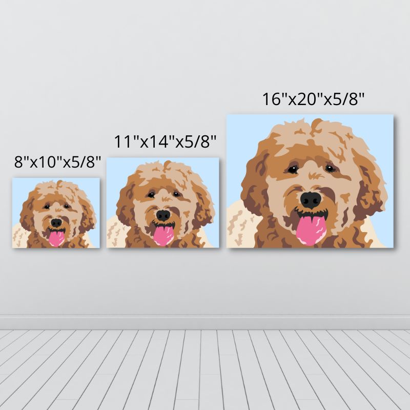 Custom Paint by Numbers Kit - Transform Your Pet into an Adorable Cart –
