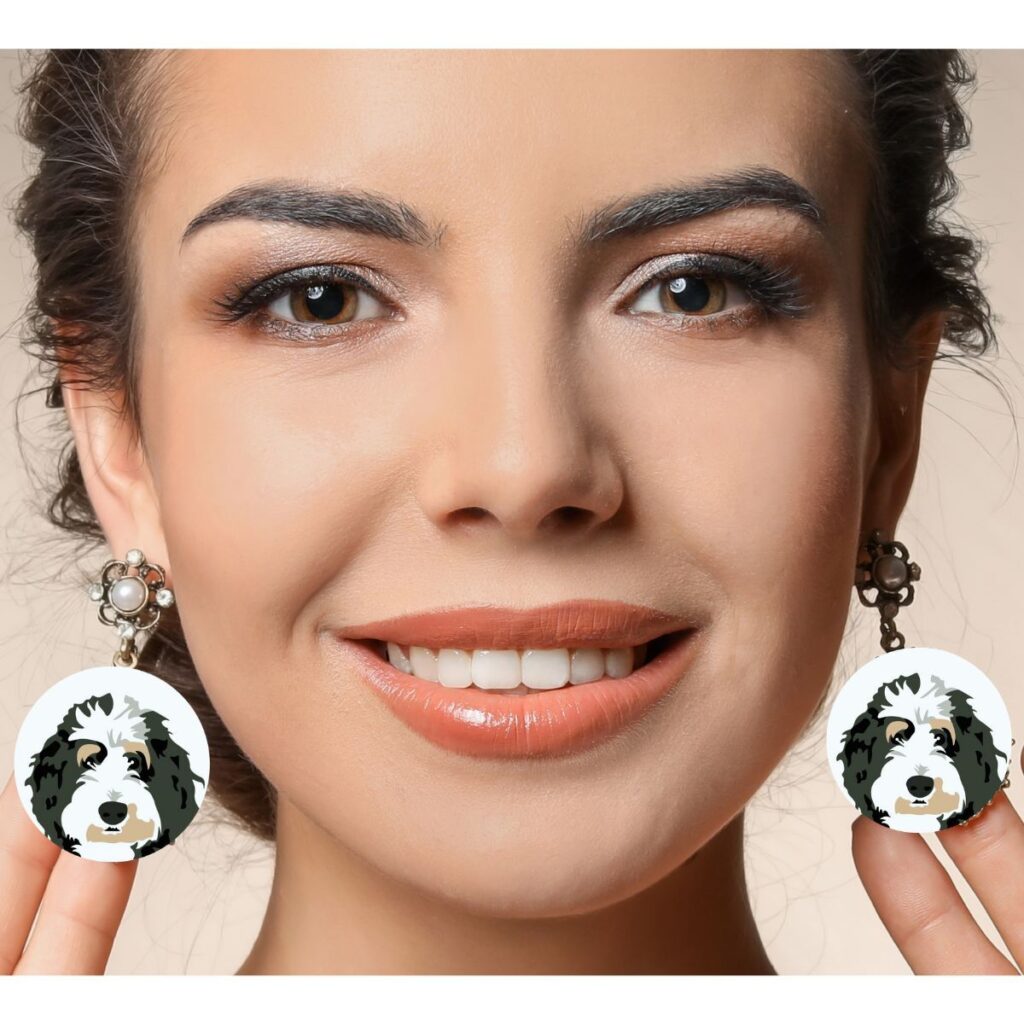 Custom pet outlet earrings